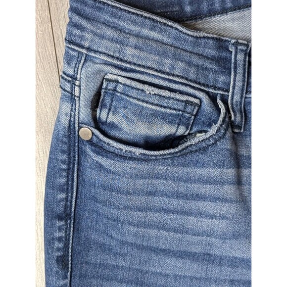 Judy Blue Jeans Women’s Size 1/25 Skinny Fit Raw Hem Distressed - Picture 3 of 13
